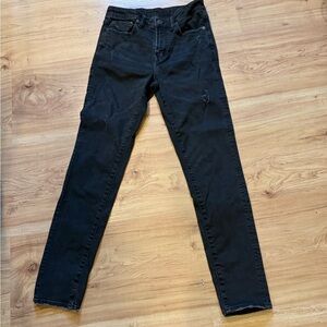 American Eagle Outfitters Women's Black Skinny Jeans 28x30